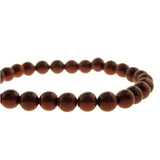 6mm Gemstone Rounds Red Jasper Gr18