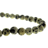 6mm Gemstone Rounds Zebra Stone Rounds Gr23