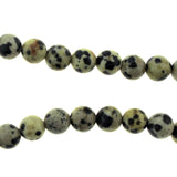 6mm Gemstone Rounds Zebra Stone Rounds Gr23