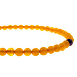 6mm Acrylic Gemstone Rounds Dark Amber GR29