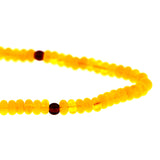 7x4mm Yellow Amber Gemstone Discs GR33