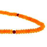 7x4mm Amber Gemstone Disc GR34