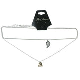 Silver-Tone & Gold-Tone Colored Metal Multiple-Necklaces #3559