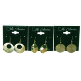 Gold-Tone Metal Multiple-Earrings #3533