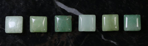 10X10mm Gemstone Spacer Aventurine Grs04