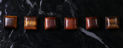 10X10mm Gemstone Spacer Red Tigers Eye GRS10