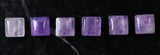 10X10mm Gemstone Spacer Amethyst GRS11