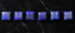 10x10mm Gemstone Spacer Lapis 25pc GRS16