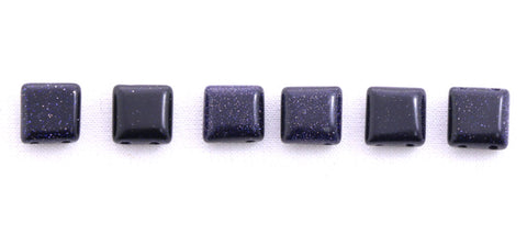 10X10 Gemstone Spacers Blue Sunstone Grs18