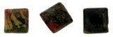 10X10mm Gemstone Spacer Unakite Grs07 - Mi Amore