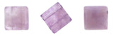 10X10mm Gemstone Spacer Amethyst GRS11 - Mi Amore