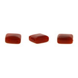 10X10mm Coral Gemstone Spacers GRS15