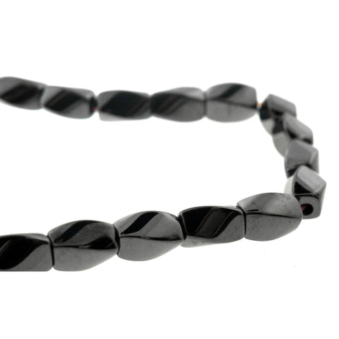 4X7mm Hp Magnetic Hematite Twist HPM18