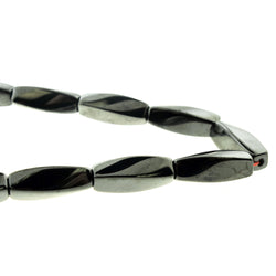 5X15mm Hp Magnetic Hematite Twist HPM19