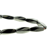 5X15mm Hp Magnetic Hematite Twist HPM19