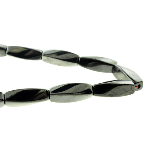 5X15mm Hp Magnetic Hematite Twist HPM19