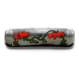 Magnetic Hematite Id Bars Red Flower Idb06