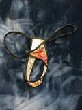 Rose and Animal Print Sheer Chemise with Matching Thong