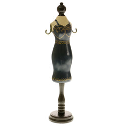 Blue & Multi Colored Wooden Wooden-Display-Doll #JH27M