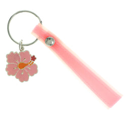 Wrist Strap Split-Ring-Keychain None & Silver-Tone Colored #042