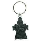 Inspirational Angel God Bless Our Nurses Split-Ring-Keychain Silver-Tone Color  #144