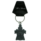 Inspirational Angel God Bless Our Nurses Split-Ring-Keychain Silver-Tone Color  #144