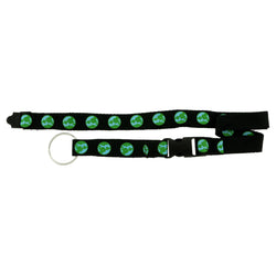 Earth Lanyard-Keychain Black & Multi Colored #156