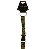 Camouflage Lanyard-Keychain Green & White Colored #175