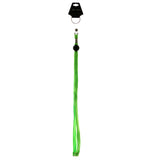 Green & Black Colored Fabric Lanyard-Keychain #220
