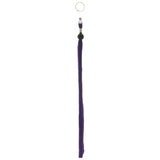 Purple & Black Colored Fabric Lanyard-Keychain #229