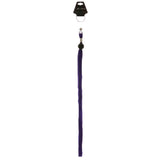 Purple & Black Colored Fabric Lanyard-Keychain #229