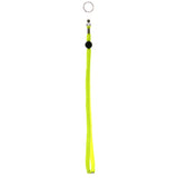 Yellow & Black Colored Fabric Lanyard-Keychain #238