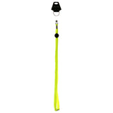 Yellow & Black Colored Fabric Lanyard-Keychain #238