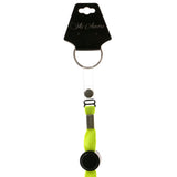 Yellow & Black Colored Fabric Lanyard-Keychain #238