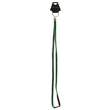 Green & Black Colored Fabric Lanyard-Keychain With Crystal Accents #239