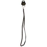 Purple & Black Colored Fabric Lanyard-Keychain With Crystal Accents #240