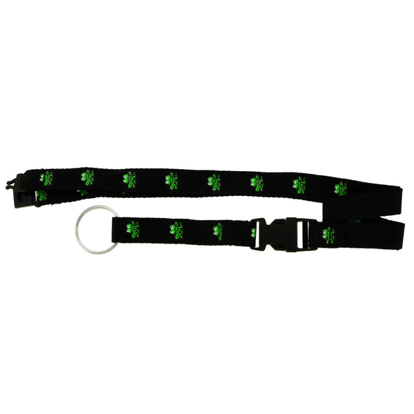 Frogs Lanyard-Keychain Black & Green Colored #21