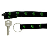Frogs Lanyard-Keychain Black & Green Colored #21