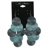 Multitonal Chandelier-Earrings Blue Color  #LQE1248