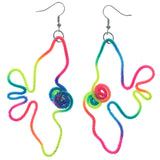 Birds Dangle-Earrings Colorful #LQE1270