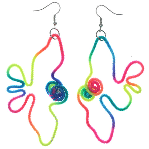 Birds Dangle-Earrings Colorful #LQE1270