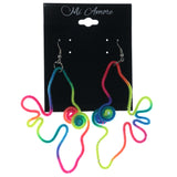 Birds Dangle-Earrings Colorful #LQE1270