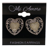 Colorful  Heart Stud-Earrings #LQE2777