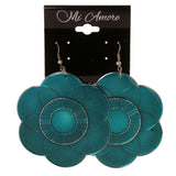 Colorful  Flower Dangle-Earrings #LQE2949