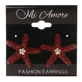 Colorful  Starfish Stud-Earrings #LQE2994