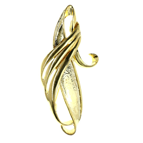 Gold-Tone Metal Brooch-Pin #LQP1473