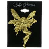 Fairy Brooch-Pin Gold-Tone Color  #LQP219