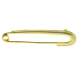 Safety Pin Brooch-Pin Gold-Tone Color  #LQP224
