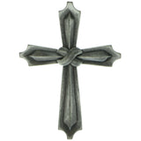 Cross Brooch-Pin Silver-Tone Color  #LQP337