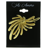 Gold-Tone Metal Brooch-Pin #LQP504